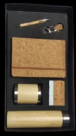 PACKAGE 6 - Natural Cork & Bamboo Eco Set
