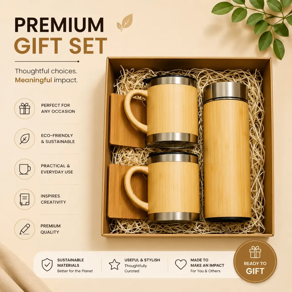 Premium Bamboo Tea Set