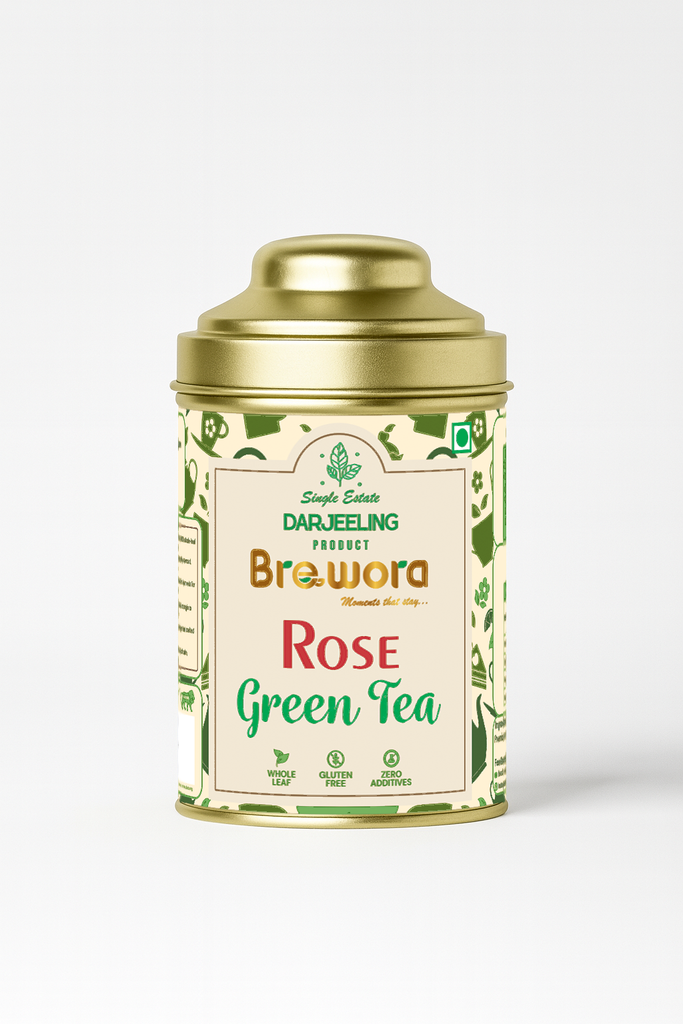 Rose Green Tea Tin