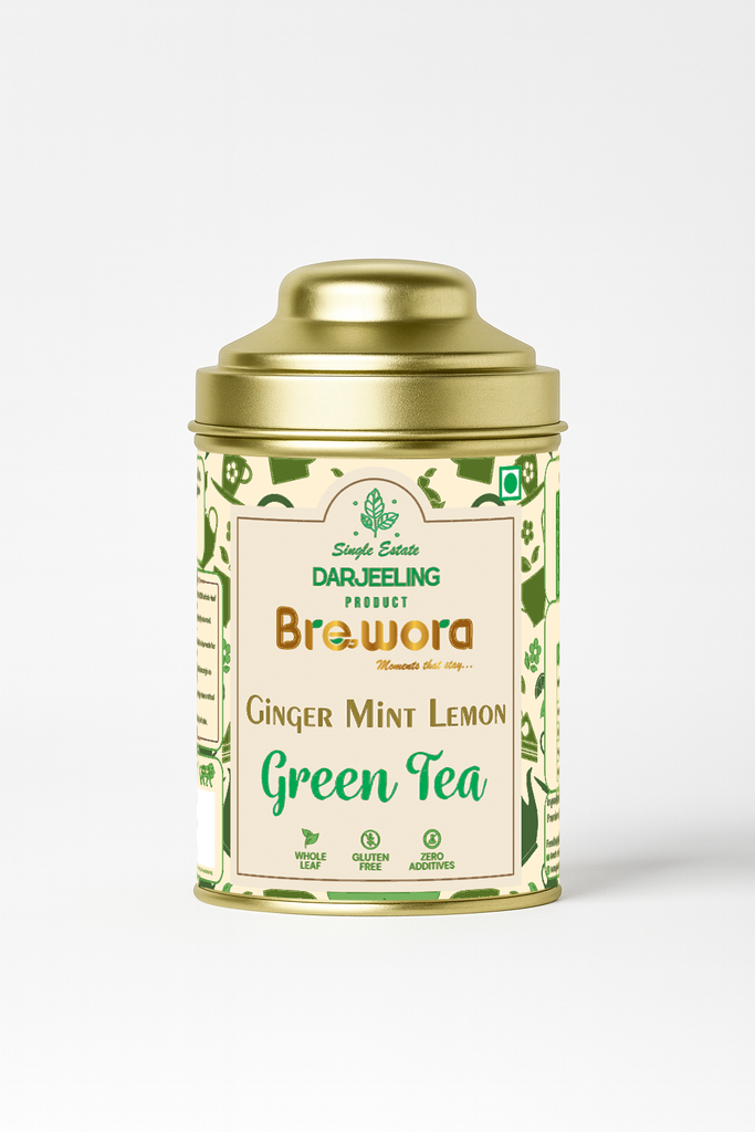 Ginger Mint Lemon Green Tea Tin