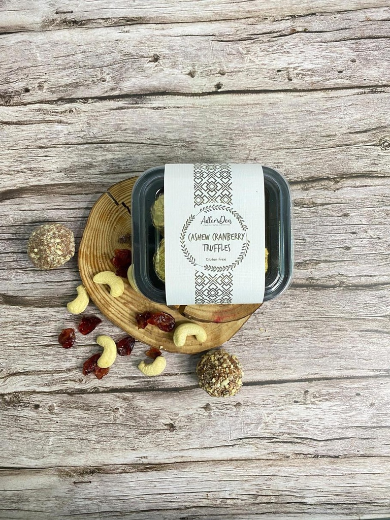 Cashew Cranberry Truffles