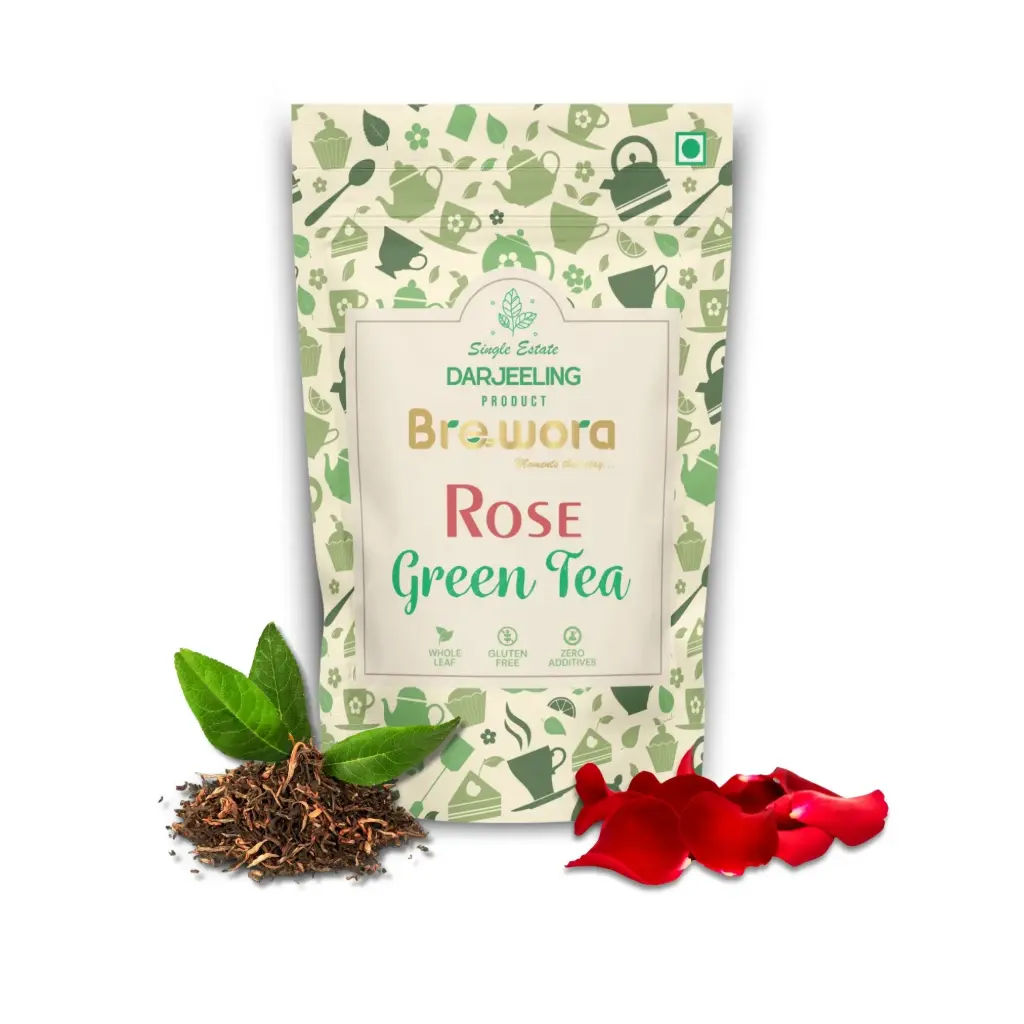 [GT110A] ROSE GREEN TEA